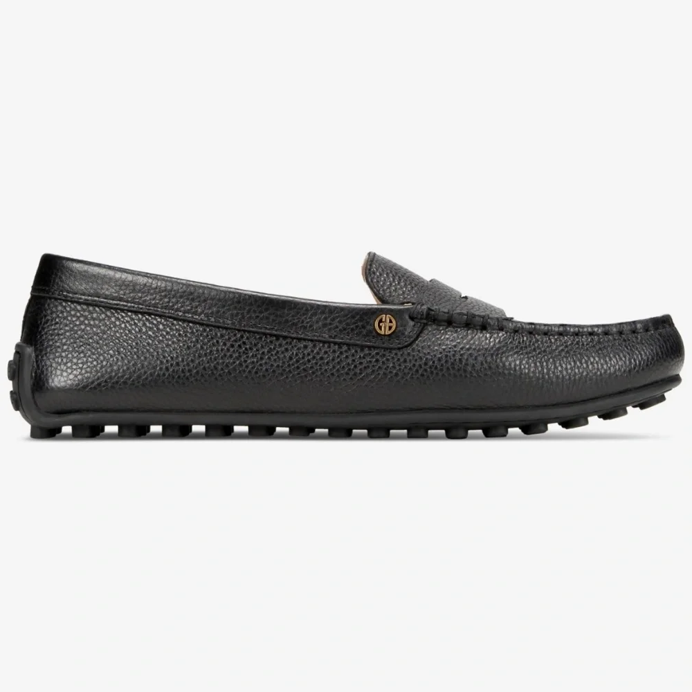 Giani Bernini Women's Carinna Memory Foam Slip on Drivers Black Leather - Picture 2 of 11